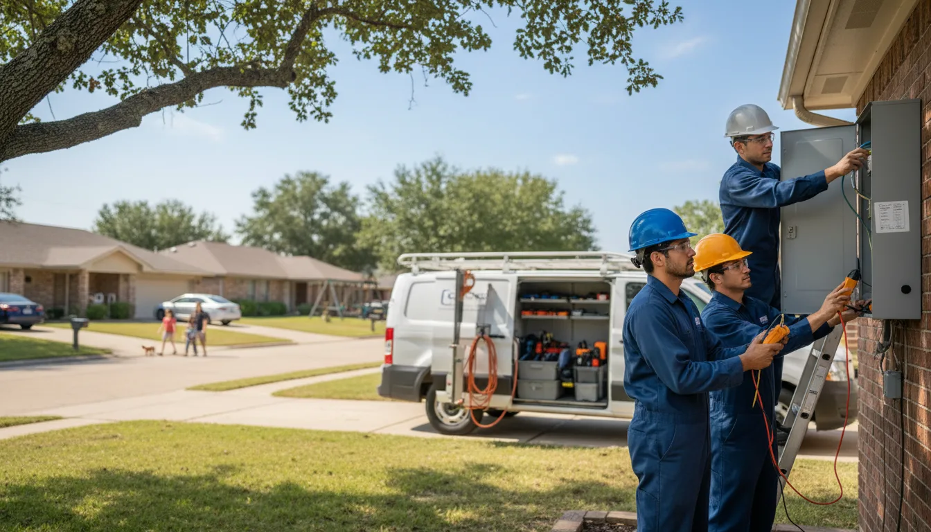 Certified electrician providing emergency electrical services in Tuppers Plains, OH